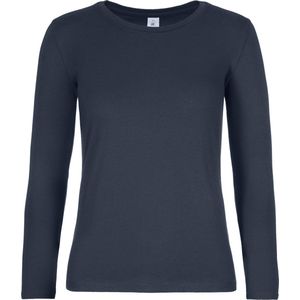 B&C #E190 Ladies' T-shirt long sleeve CGTW08T - Navy - XL