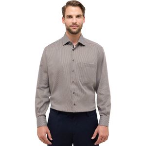 business overhemd Eterna Comfort Fit bruin