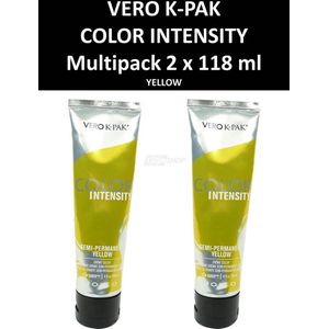 Joico Vero K-PAK Color Intensity Semi Permanent Color YELLOW Haarkleur 2x118ml