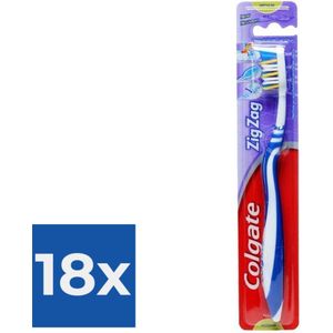 Colgate Tandenborstel ZigZag Medium - Voordeelverpakking 18 stuks