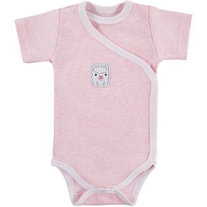 Eevi - Rompertje Roze - Omslagromper - Overslagromper - Maat 62 - 2 t/m 4 maanden