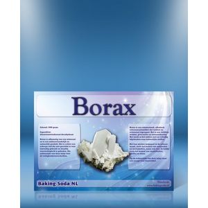 Borax 1 kg Minerala - Schoonmaak - Poeder - Boorzuur - Soldeerzuur - Natrium tetraboraat - Natriumtetraboraat - Boorzure soda - Carbolzuur - Soldeermiddel - Soldeerpoeder
