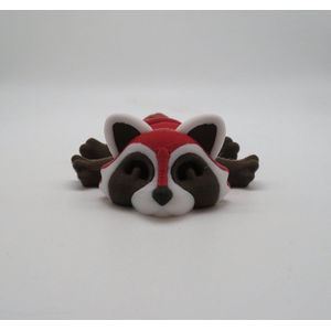 Veras Arts & Dice | Rode Panda Kleine Panda Figuur - Rode Panda - Kleine Panda - Speelgoed - Verzamelobject - Zwart Wit Bruin Rood