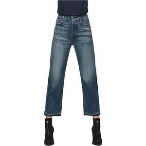 G-star - Tedie Ultra High Straight Rp Ankle C - Spijkerbroek - Blauw