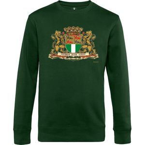 010 CASUALS ROTTERDAM SWEATER STADSWAPEN (AUTHENTIC) bottle green