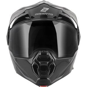 Bogotto - FG-102 - Systeemhelm - Zwart - Adventure