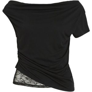 NMELIANA OFF SHOULDER LACE TOP - MAAT XS