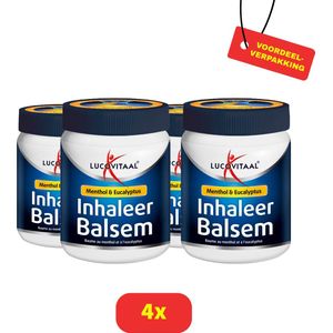 Lucovitaal Inhaleer Balsem - 4 x 100 gr voordeelverpakking