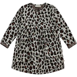 Your Wishes - Jurk - Beige met panterprintje - Mt 74/80