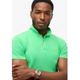 Superdry Essential Logo Neon Korte Mouw Poloshirt Wit S Man