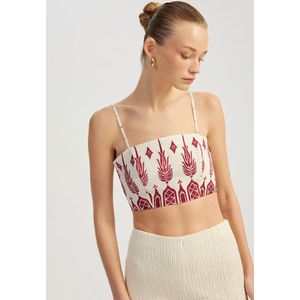 Touw kraag Mouwloos Tanktop