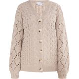 usha - Gebreid Vest - Oversized - Met Verschillende Breipatronen