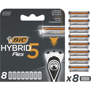 Hybrid 5 Flex - Navulling - 8 Scheermesjes voor Ultraglad Scheren
