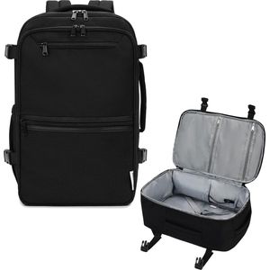 handbagage, 40 x 20 x 25 cm, handbagage, vliegtuig, rugzak, reistas, reisrugzak met laptopvak, voor weekends, voor heren en dames, 20 liter