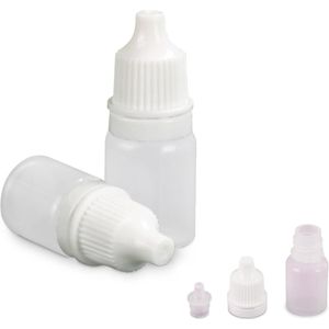 100PCS 2ML Lege Plastic Druppelfles - Oogdruppelfles - Draagbare Oogdruppelfles - Plastic Druppelfles - Inhoudsvaste Navulbare Fles Voor Oogdruppels Liquid
