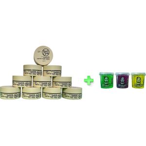 10-pack Voordeelbundel Red One Hair Wax Keratin Matte Finish 150ml + 3 stuks Topkwaliteit Ottoman Ultra Strong Hair Gel 150ml - RedOne - Extra voordelig - Haargel - Haarwax - Matte Finish / Natuurlijke Look - Kapperskwaliteit