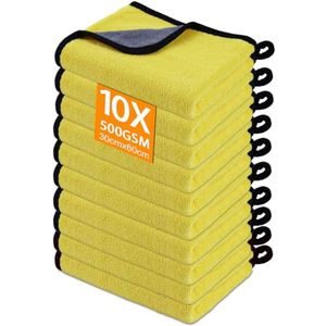 Professionele Microvezeldoeken Set van 10 - Extreem Absorberend en Pluisvrij voor Auto en Interieur