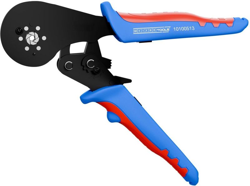 WEICON - Krimptang 16 mm² HEX - Blauw/Rood - Kabelschoentang voor 0,5-16 mm²