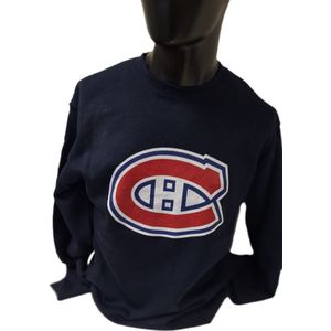 IJSHOCKEY TEAM-MONTREAL CANADIANS -CREWNECK - NAVY -XL
