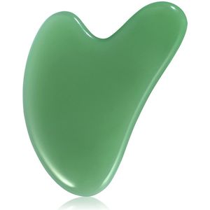 Gua Sha gezichtstool Gua Sha Tool Jade handmatige massager voor gezichtscontouring en zwellingen Verlicht gezichts- en lichaamsspanning 1-pack, groen