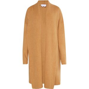 usha - Gebreid Vest - Lange Jas - Wit - WHITE LABEL