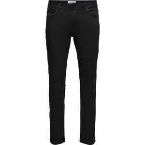 ONLY & SONS ONSLOOM SLIM BLACK JOG 1418 PIM DNM NOOS Heren Jeans - Maat W33 X L34