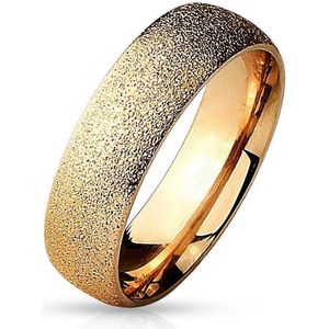 Ring Dames - Ringen Dames - Ringen Vrouwen - Ringen Mannen - Rosé Goudkleurig - Heren Ring - Ring - Met Opvallend Motief - Sparkle