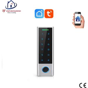 Home-Locking bluetooth-toegangscontrole door vingerafdruk,ID-kaart,wachtwoord, of via APP op gsm. T-1142