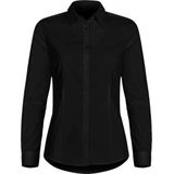 Clique Stretch Dames Overhemd Zwart maat XS