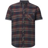 Jan Vanderstorm - Overhemd - Donkerblauw - Korte Mouwen