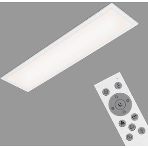 LED plafondlamp ultra plat dimbaar kleurverandering afstandsbediening warm wit neutraal wit koel wit 1000x250x66 mm (LxBxH)