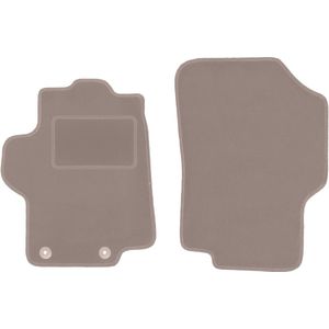 Beige voormatten voor: Peugeot 1007 minivan (2004-2009)