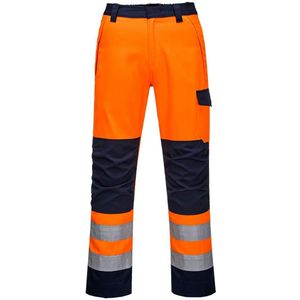 Portwest Modaflame RIS Oranje/Marine Broek MV36 - Oranje/Marine - S