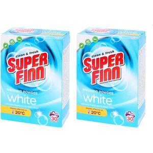 Superfinn waspoeder White 30 wasbeurten X2