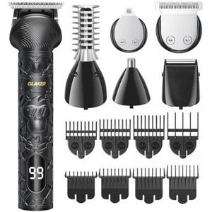 6-in-1 Baardtrimmer, Tondeuse en Precisietrimmer - USB-C Oplaadbaar met 150 Minuten Looptijd