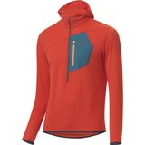 Loeffler shirt lange mouwen M HZ Hoody Aero TechFleece - Oranje