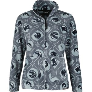 Harry Potter Häuser & Symbole Dames Fleece - grijs - S