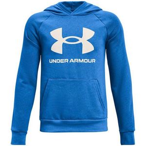 Under Armour RIVAL FLEECE HOODIE-Blauw Circuit/Onyx Wit