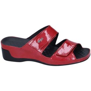 VITAL -Dames - Tina-Apache 13605 – slippers & muiltjes – rood laqué – maat 41
