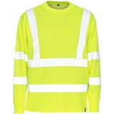 Mascot sweater Melita - fluorgeel - hi vis - ronde hals