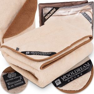 Camel Wollen Dekbed 160x200cm - zwaar & licht