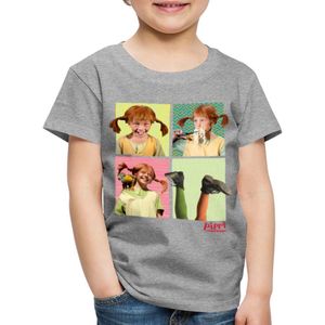 Pippi Langkous Portretten Van Pippi Premium T Shirt Kinderen