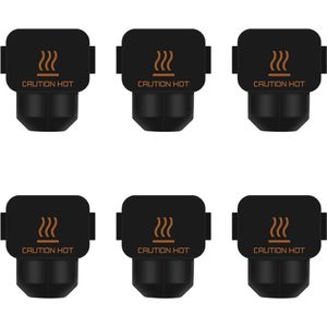 6PCS Silicone Cover - Hoge Temperatuur - Voor Bambu Lab A1/A1 Mini 3D Printer Accessoires