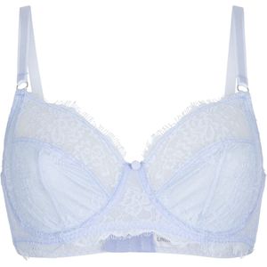 LingaDore - Daily Full-Coverage BH Heather-Blue - maat 80F - Blauw