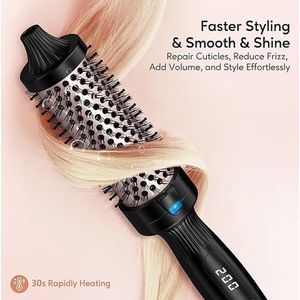 Equivera Hitte Borstel - Warmte Borstel - Hot Brush - Hitteborstel - Keramische Warmteborstel - Warmteborstel