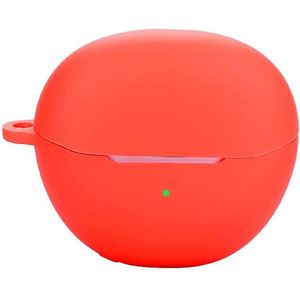 Beschermhoes voor draadloze oordopjes clip, ultradun siliconen, valbescherming, draagbaar, rood