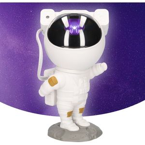 Sterren projector - Astronaut beamer - Beamer voor een mooie Sterrenhemel - Krachtige LED lamp - Verstelbaar - Compact formaat - Wit