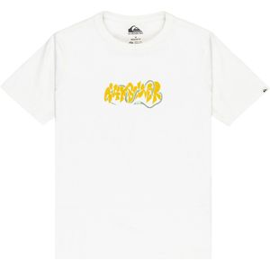 Quiksilver - T-shirt Evo Bloomsday - Wit - Korte Mouwen - 100% Katoen