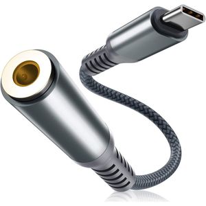 Vesfy USB-C naar 3.5mm Jack Adapter - Geschikt voor iPhone, iPad en Samsung - USB-C Kabel - AUX Kabel voor iPhone