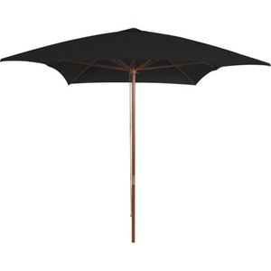 vidaXL-Parasol-met-houten-paal-200x300-cm-zwart